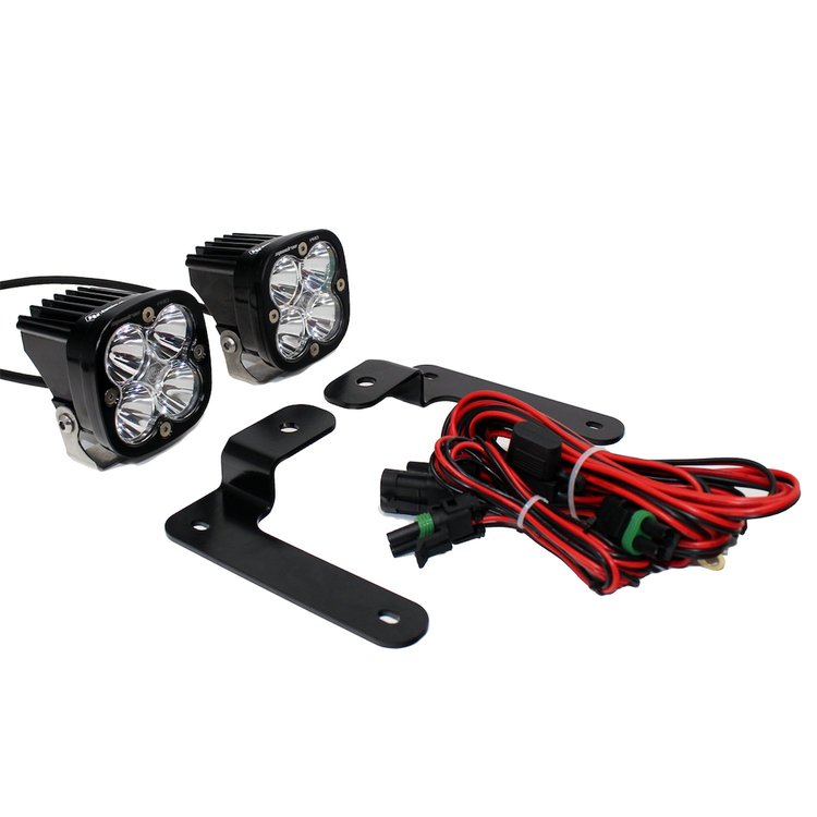 Squadron Sport A-Pillar Light Kit for 2020-2022 Jeep Gladiator; 2018-2022 Jeep Wrangler JL