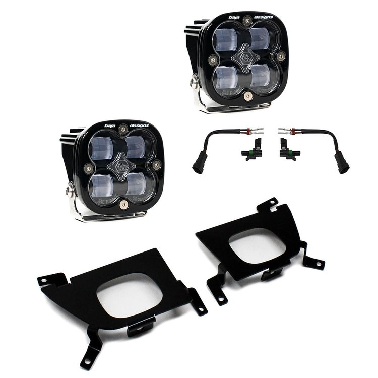 Squadron SAE Fog Pocket Light Kit for 2019-2022 Chevy Silverado 1500 / 2020-2022 2500HD/3500HD