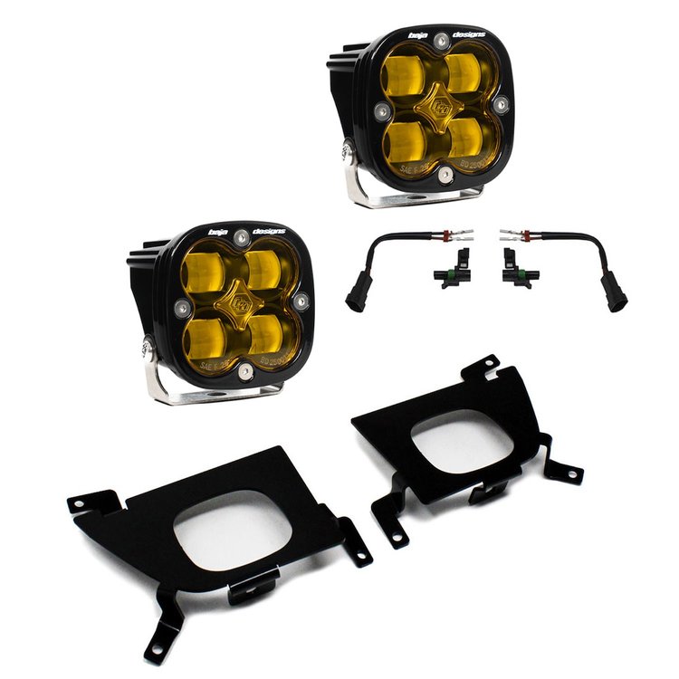 Squadron SAE Fog Pocket Light Kit for 2019-2022 Chevy Silverado 1500 / 2020-2022 2500HD/3500HD