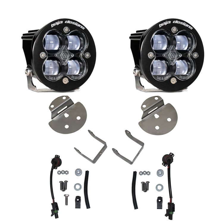 Squadron SAE Fog Pocket Light Kit for 2015-2019 Chevy Colorado/GMC Canyon; Chevy Silverado/GMC Sierra 2500HD/3500HD