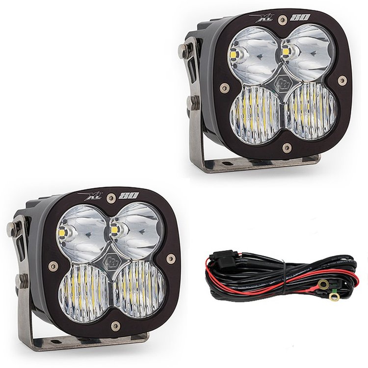 XL80 Bumper Light Kit for 2020-2022 Jeep Gladiator; 2018-2022 Jeep Wrangler JL w/ OE Steel Bumper