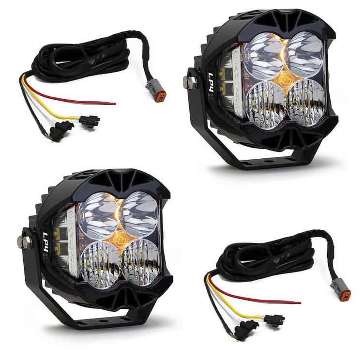 LP4 Pro Bumper Light Kit for 2020-2022 Jeep Gladiator; 2018-2022 Jeep Wrangler JL w/ OE Steel Bumper