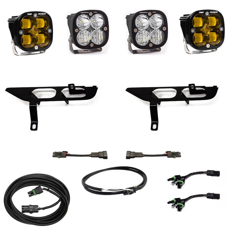 Squadron SAE/Sport Fog Pocket Light Kit for 2021-2022 Ford F-150 w/o Daytime Running Lights (DRL)