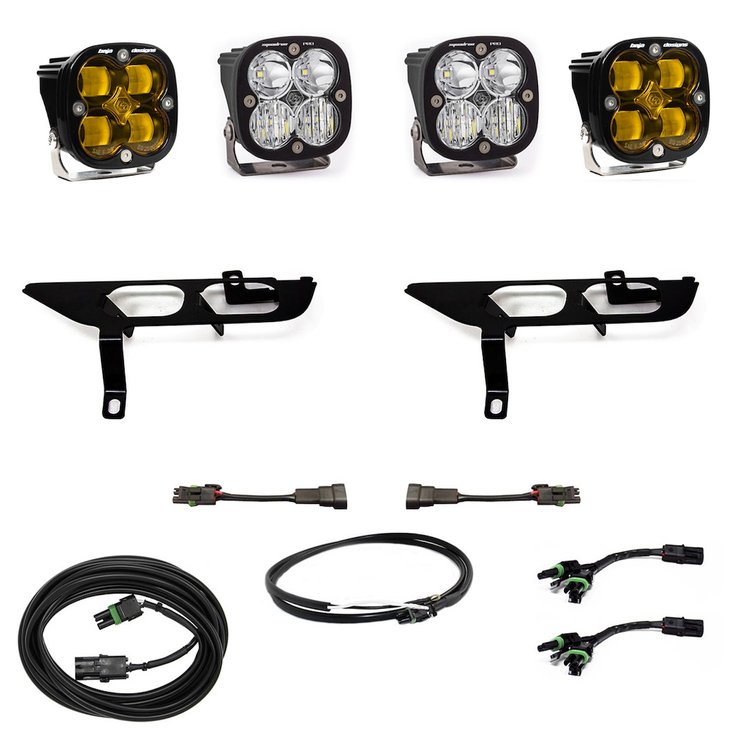 Squadron SAE/Pro Fog Pocket Light Kit for 2021-2022 Ford F-150 w/o Daytime Running Lights (DRL)