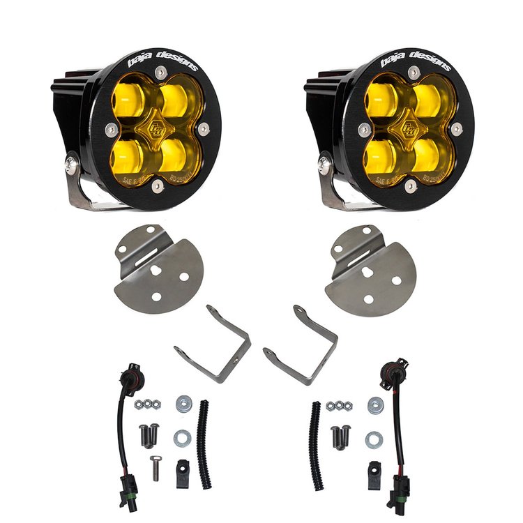 Squadron SAE Fog Pocket Light Kit for 2015-2019 Chevy Colorado/GMC Canyon; Chevy Silverado/GMC Sierra 2500HD/3500HD
