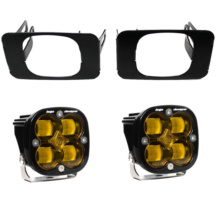 Squadron SAE Fog Pocket Light Kit for 2015-2021 Ford F-150; 2017-2021 F-250/350 Super Duty