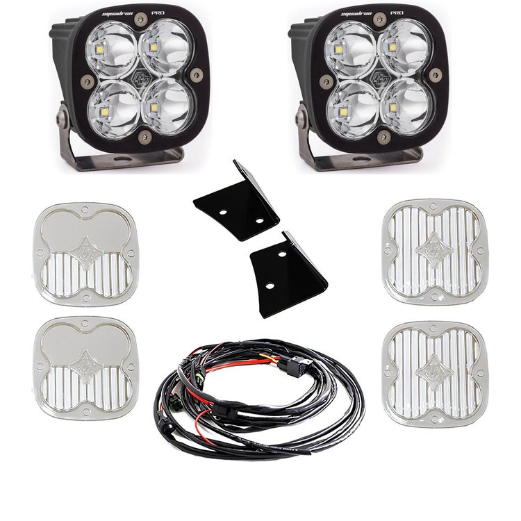 Squadron Pro Spot A-Pillar Light Kit for 2007-2018 Jeep Wrangler JK
