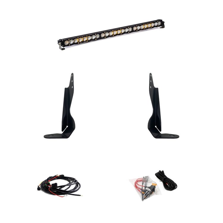 S8 30 in. Grille Light Bar Kit for 2020-2022 GMC Sierra 2500HD/3500HD