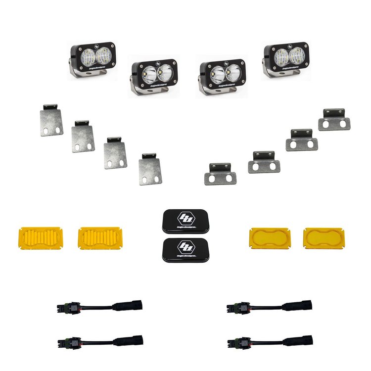 S2 Pro Dual Fog Pocket Light Kit for 2021-2022 Ford F-150 Raptor