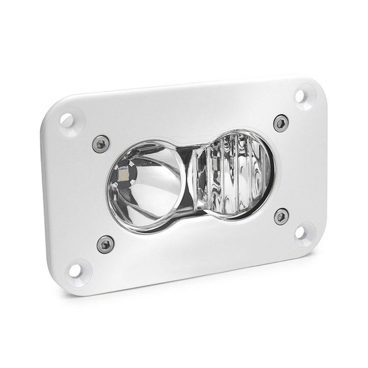 S2 Pro White Flush Mount LED Auxiliary Light Pod [Universal]