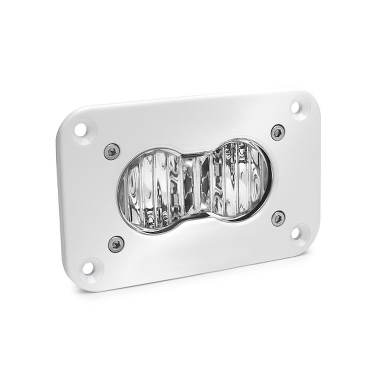S2 Pro White Flush Mount LED Auxiliary Light Pod [Universal]