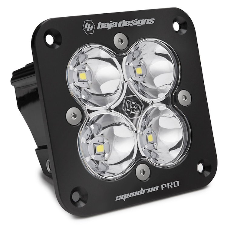 Squadron Pro Black Flush Mount LED Auxiliary Light Pod [Universal]
