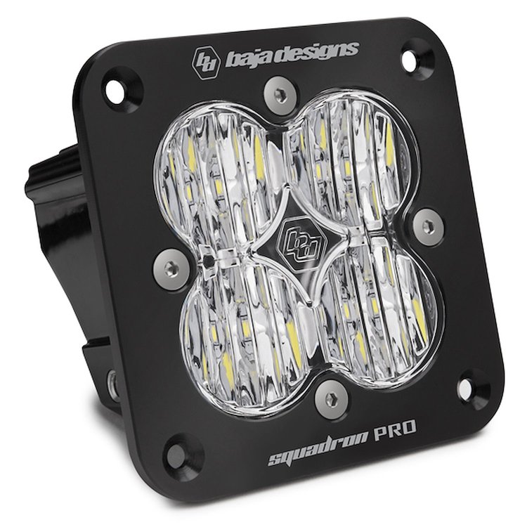 Squadron Pro Black Flush Mount LED Auxiliary Light Pod [Universal]
