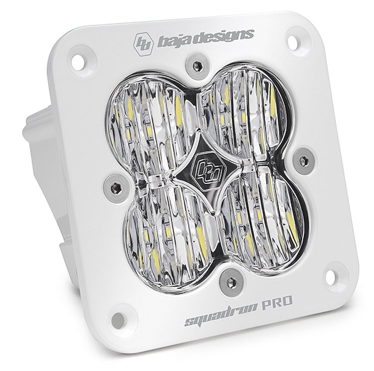 Squadron Pro White Flush Mount LED Auxiliary Light Pod [Universal]