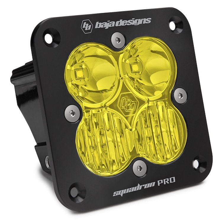 Squadron Pro Black Flush Mount LED Auxiliary Light Pod [Universal]