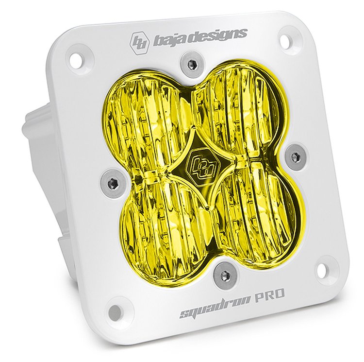 Squadron Pro White Flush Mount LED Auxiliary Light Pod [Universal]