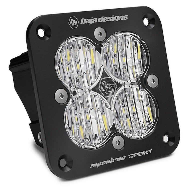 Squadron Sport Black Flush Mount LED Auxiliary Light Pod [Universal]