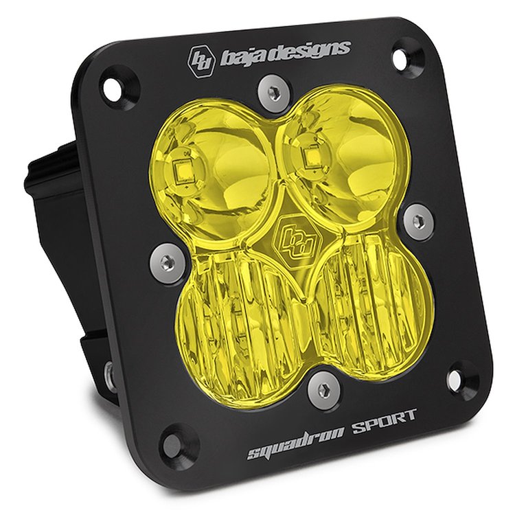 Squadron Sport Black Flush Mount LED Auxiliary Light Pod [Universal]