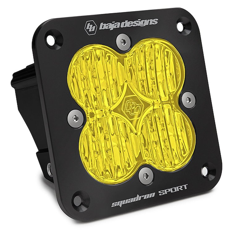 Squadron Sport Black Flush Mount LED Auxiliary Light Pod [Universal]