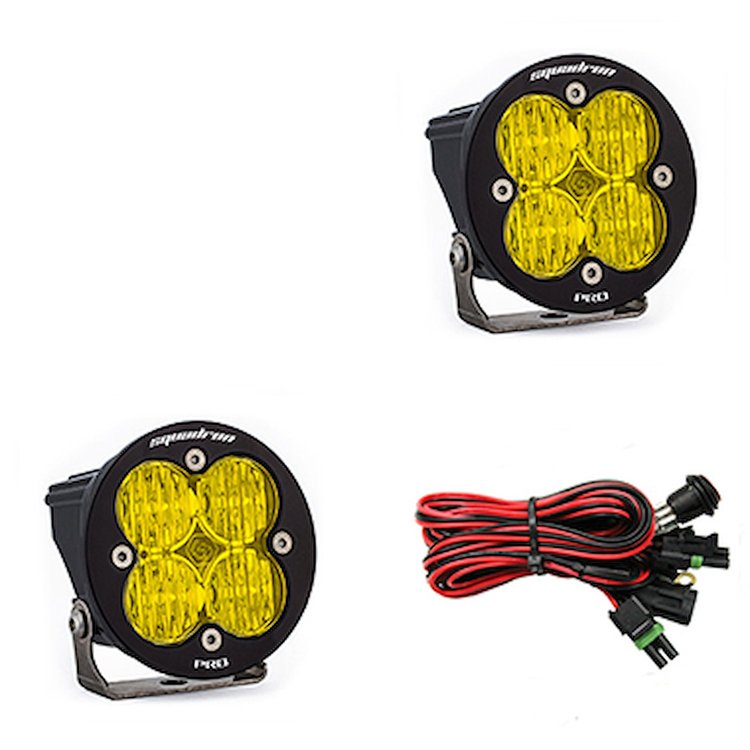 Squadron-R Pro Black LED Auxiliary Light Pod Pair [Universal]