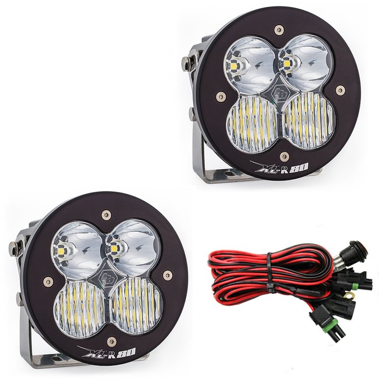XL-R 80 LED Auxiliary Light Pod Pair [Universal]