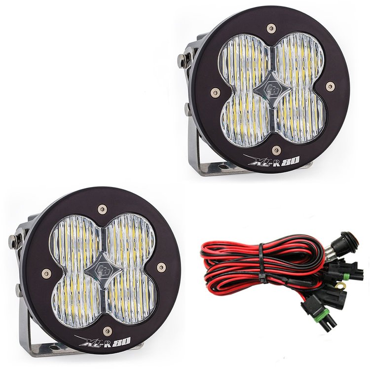 XL-R 80 LED Auxiliary Light Pod Pair [Universal]
