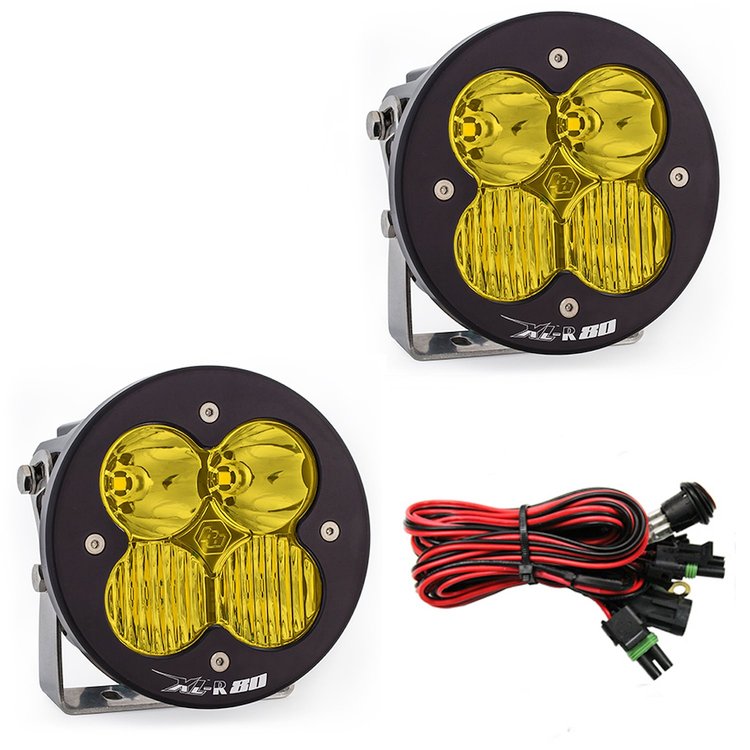 XL-R 80 LED Auxiliary Light Pod Pair [Universal]
