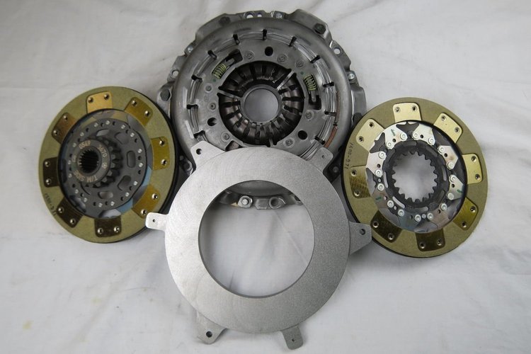 KJLW-HD-TZ Stage-2 Kevlar Clutch Kit, w/ Solid Center Plate, for 2018 Jeep Wrangler JK, 2019-2022 Jeep Wrangler