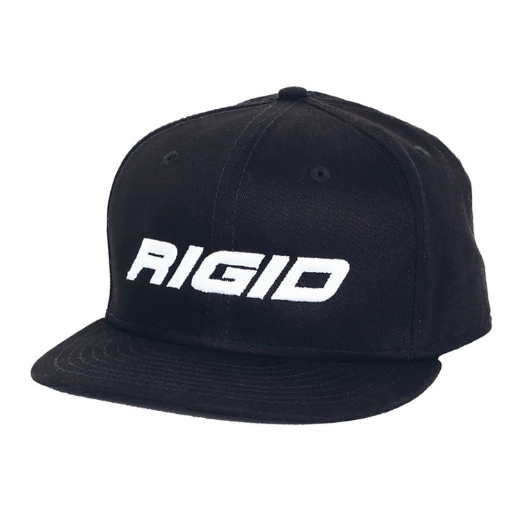 HAT FLAT BILL RAISED BLK