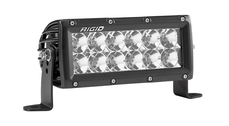 106113 E-Series PRO LED Light, Flood Optic, 6 in., Black Housing