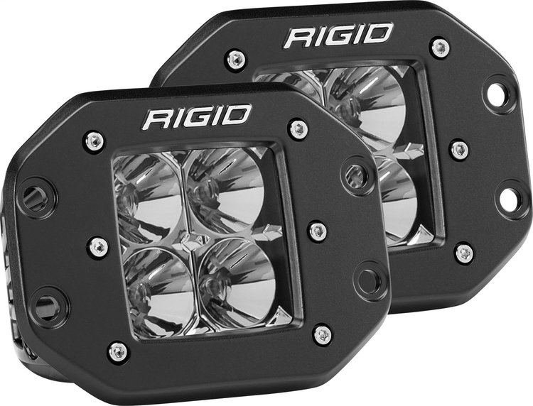 212113 D-Series PRO LED Light, Flood Optic, Flush Mount, Pair