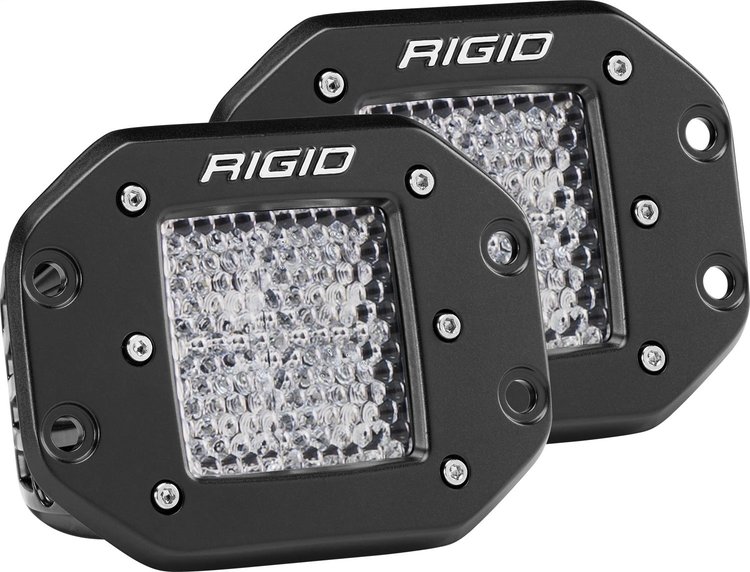 212513 D-Series PRO LED Light, Diffused Lens, Flush Mount, Pair