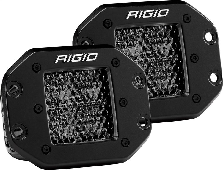 212513BLK D-Series PRO Midnight Edition, Spot Diffused, Flush Mount, Pair