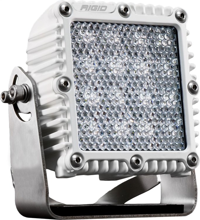 245513 Q-Series PRO LED Light, Flood Diffused, White Housing, Single