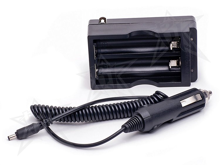 AC/DC Car Charger For Rechargeable Batteries Only