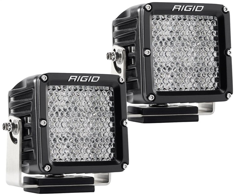 322313 D-XL PRO LED Light, Flood Diffused, Surface Mount, Black Housing, Pair