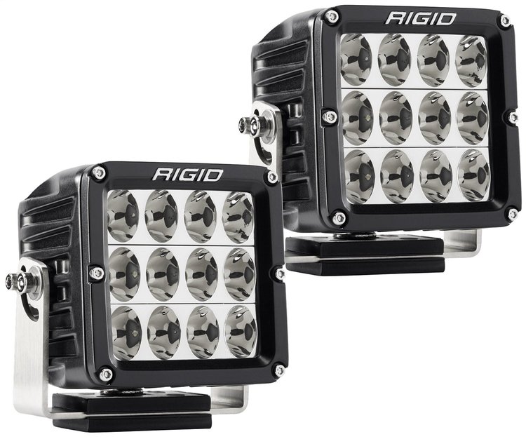 322613 D-XL PRO LED Light, Driving Optic, Surface Mount, Black Housing, Pair