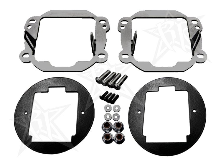 Fog Light Mount Kit 2007-15 Jeep Wrangler JK