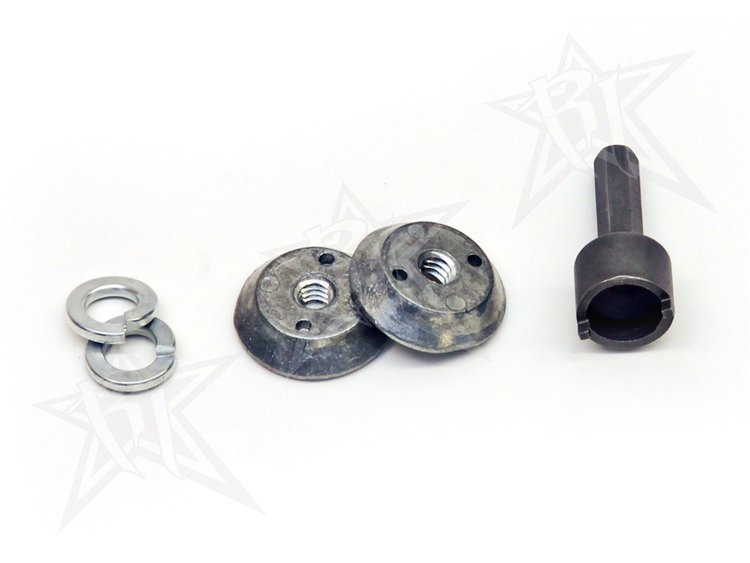 E-Series Light Bar Security Kit Works w/ Most Cradle & Weld-on Mounts