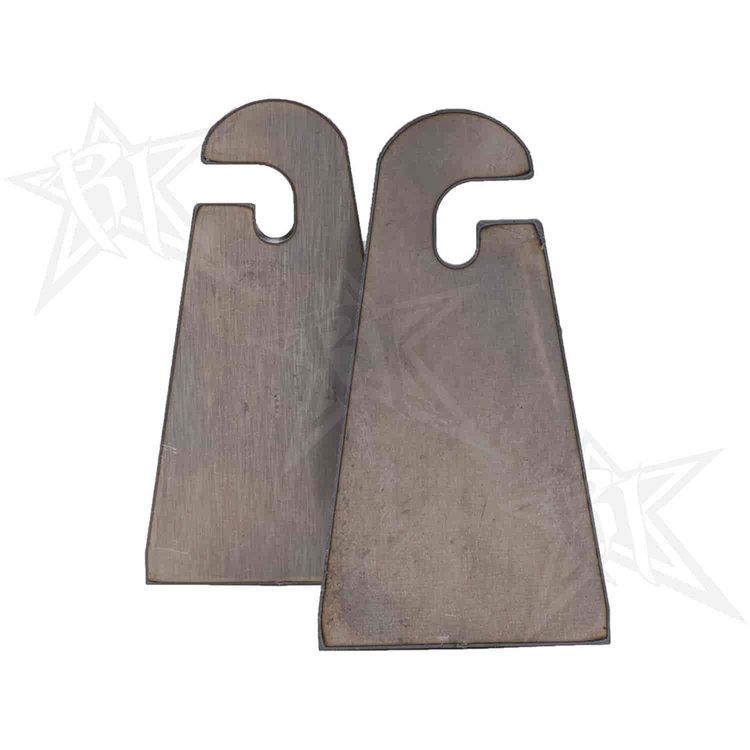 Weld-On Slotted Tab- Flat