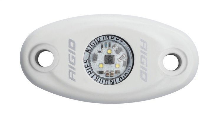 480153 A-Series LED Light, Low Power, Cool White, White Housing, Single