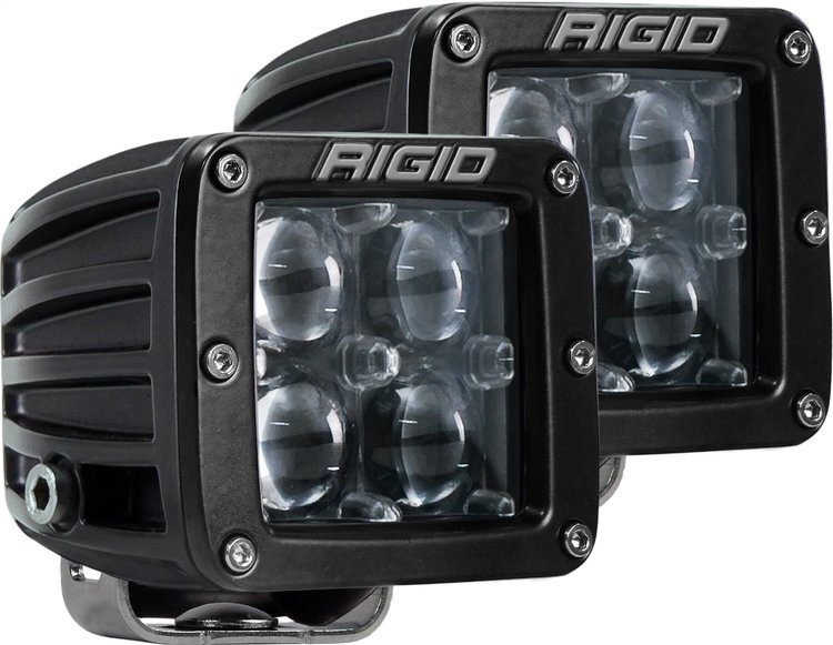 504713 D-Series PRO LED Light, Hyperspot Optic, Surface Mount, Black Housing, Pair