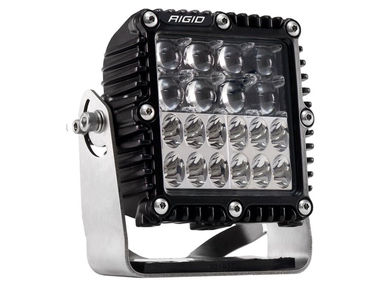 544813 Q-Series PRO LED Light, Hyperspot/Driving Combo, Black Housing, Single
