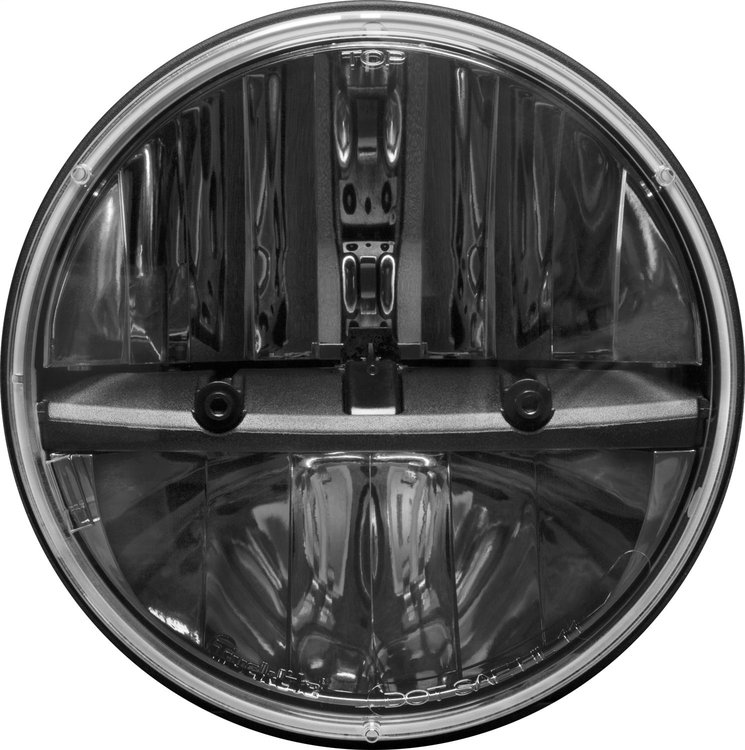 55002 7 in. Round Headlight, Single