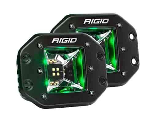 Radiance Scene Flush Mount Green Backlight