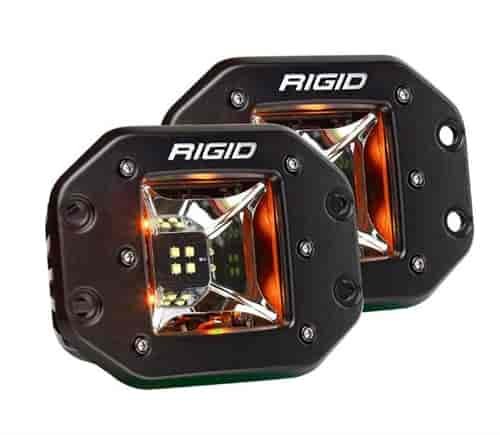 Radiance Scene Flush Mount Amber Backlight