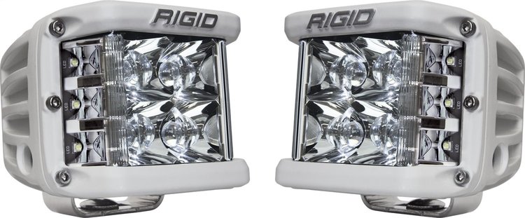 862213 D-SS PRO Side Shooter, Spot Optic, Surface Mount, White Housing, Pair