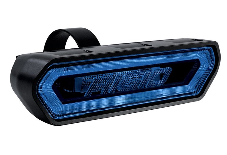 90144 Chase, Rear Facing 5 Mode LED Light, Blue Halo, Black Housing