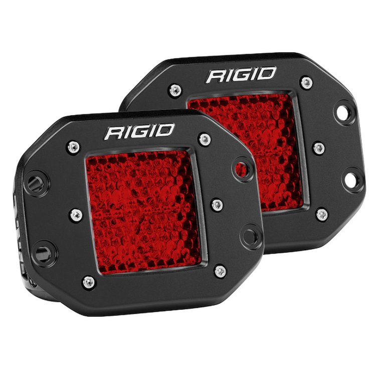 D-Series Rear Facing LED Lights Red