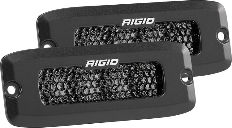 925513BLK SR-Q Series PRO Midnight Edition, Spot Diffused, Flush Mount, Pair
